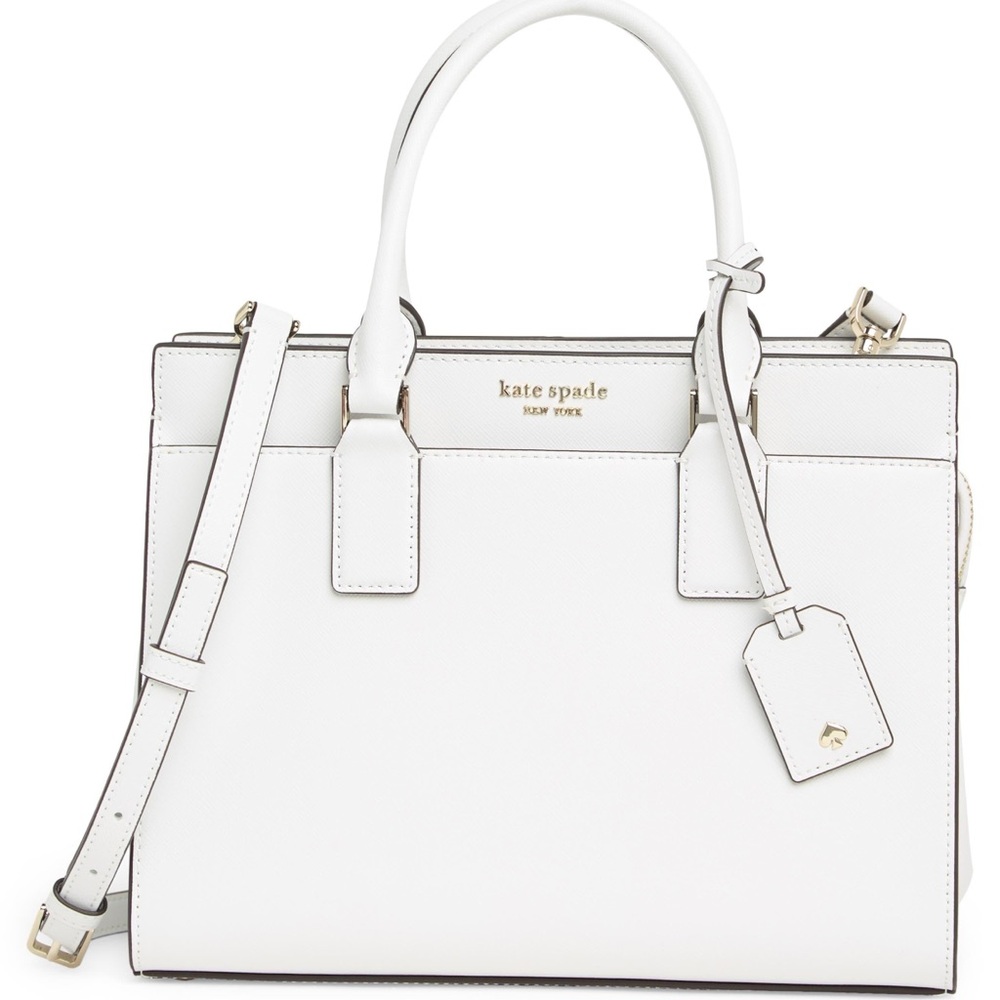 Kate spade sold out white medium Cameron satchel
